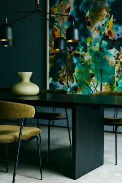 Dining Tables^GUBI Private dining room table 100x260 cm, Brown- stained oak Black