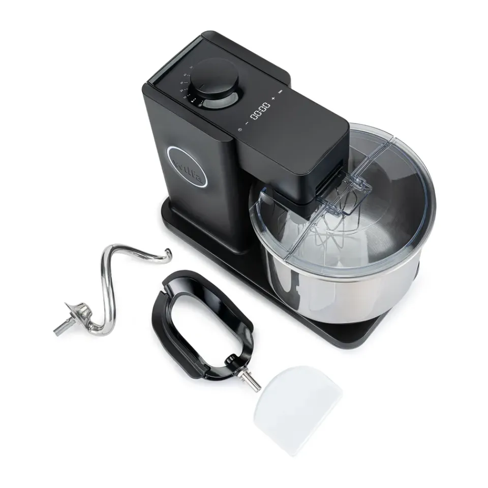 Stand Mixers^Wilfa Probaker timer KM2BS-T70 kitchen machine 7 parts, Black