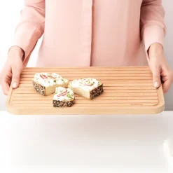 Chopping Boards^Brabantia Profile cutting board for bread, Beech wood Brown