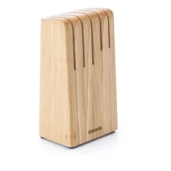 Knife Storage & Holders|Knife Blocks^Brabantia Profile knife Block 22 cm, Wood Beige