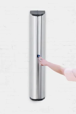 Brabantia Protective box/cover for WallFix clothesline, Brushed steel Silver-coloured