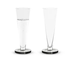 Champagne Glasses^Tom Dixon Puck champagne glass 12.5 cl, Clear Transparent