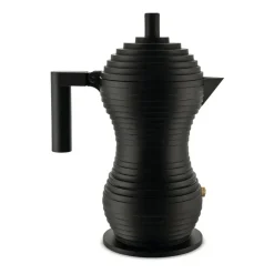 Coffee Presses & Makers^Alessi Pulcina espresso maker , 15 cl, 3 cups Black