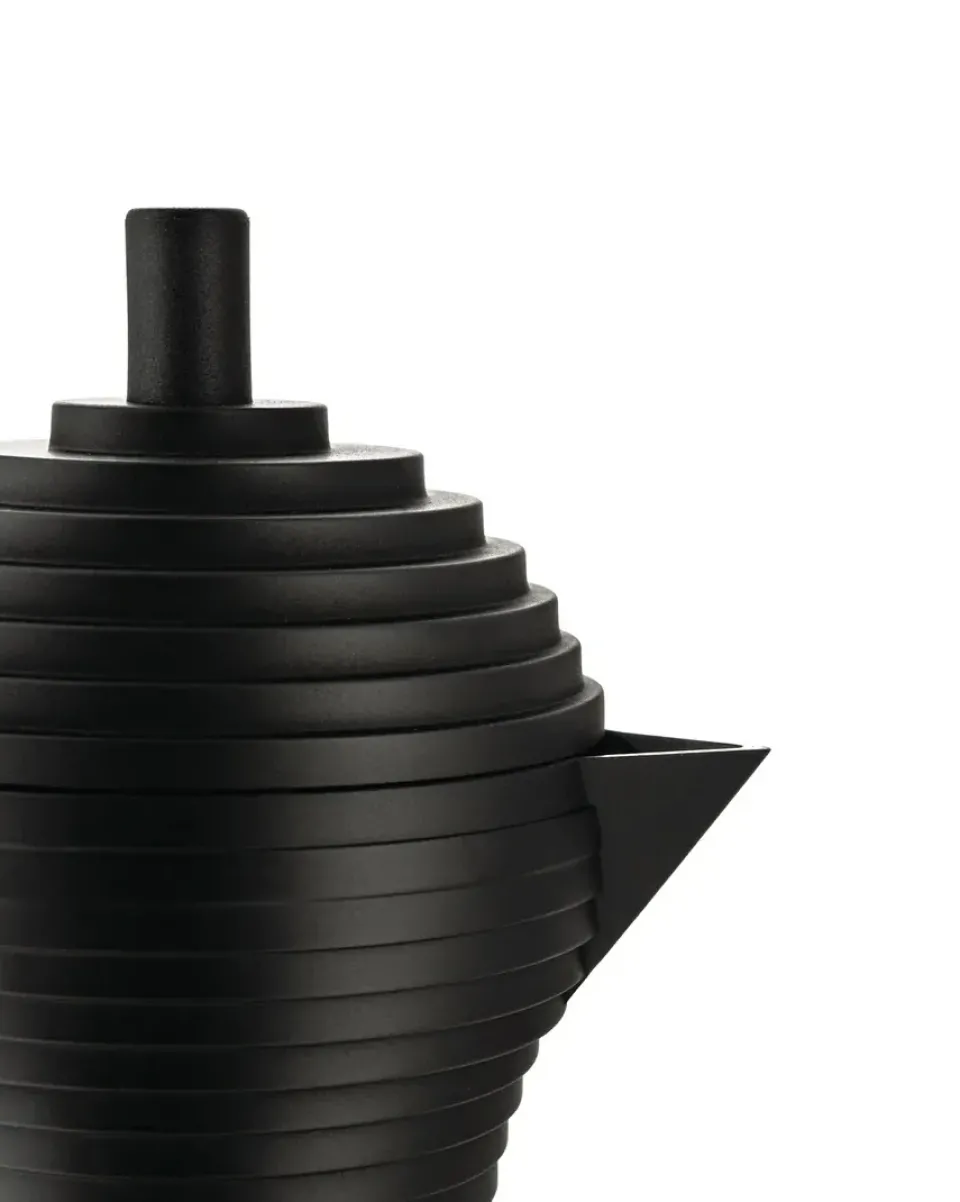 Coffee Presses & Makers^Alessi Pulcina espresso maker , 30 cl, 6 cups Black