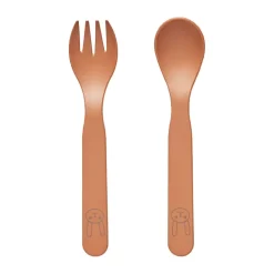 Hot OYOY Pullo children's cutlery set, Caramel Pink