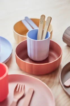 Hot OYOY Pullo children's cutlery set, Caramel Pink