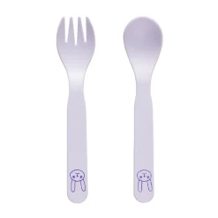Best OYOY Pullo children's cutlery set, Lavender Purple