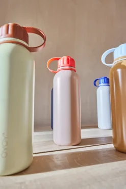 Discount OYOY Pullo water bottle 52 cl, Coral-Cherry Red BeigeRed