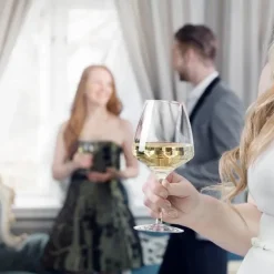 Wine Glasses^Orrefors Pulse wine glass 4-pack, 4-pack 46 cl. Transparent