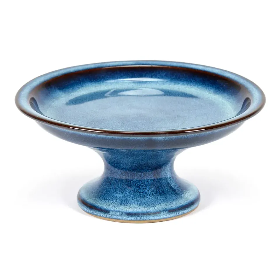 Discount Serax Pure cake plate glazed S 16.5 cm, Dark Blue