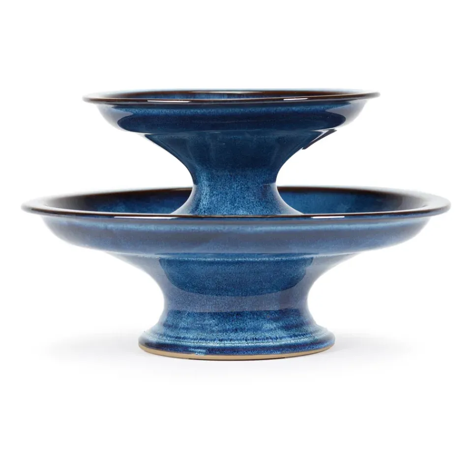 Discount Serax Pure cake plate glazed S 16.5 cm, Dark Blue