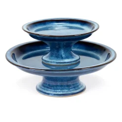 Discount Serax Pure cake plate glazed S 16.5 cm, Dark Blue