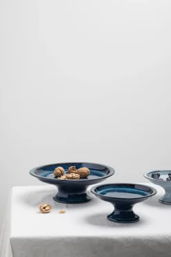 Discount Serax Pure cake plate glazed S 16.5 cm, Dark Blue