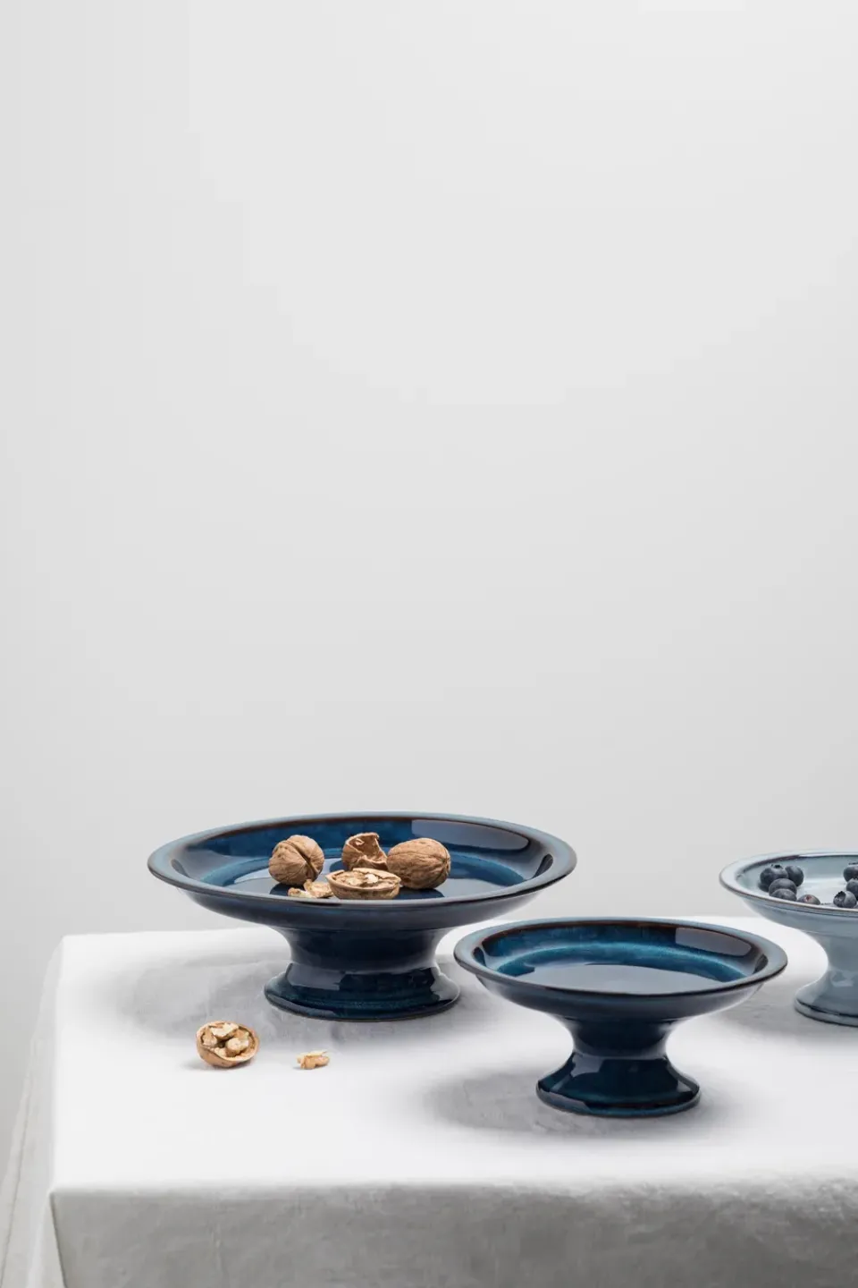 Discount Serax Pure cake plate glazed S 16.5 cm, Dark Blue