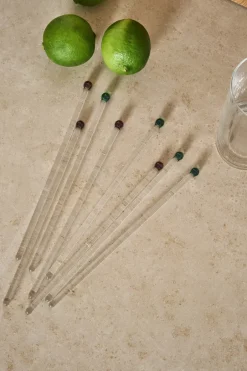 Clearance Scandi Living Pure cocktail stirrers 4-pack, Red