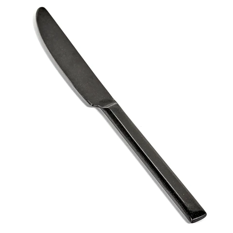 Serax Pure dinner knife, Black
