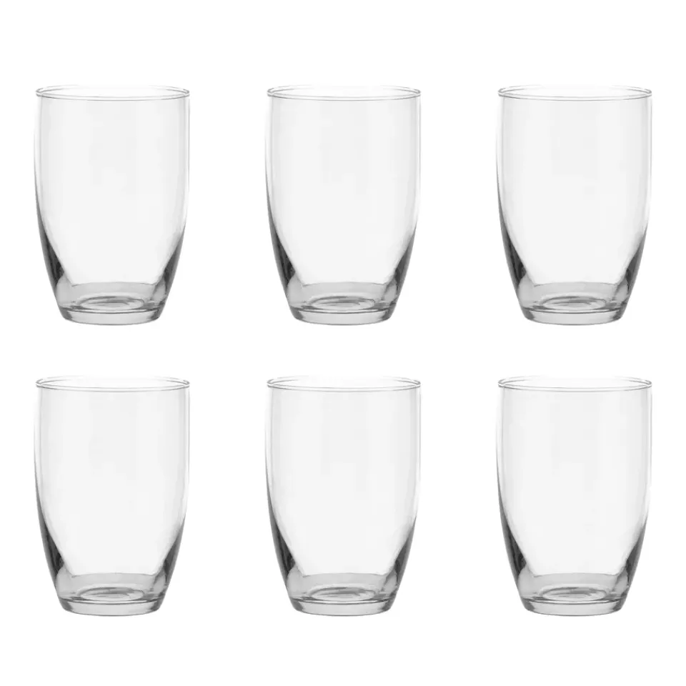 Sale Scandi Living Pure drinking glass 35 cl 6-pack, Clear Transparent