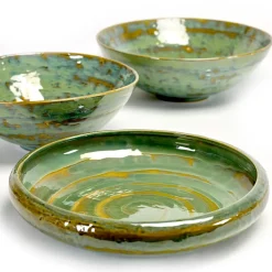 Salad Bowls^Serax Pure serving bowl 31 cm, sea Green