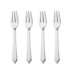 Hot Georg Jensen Pyramid cake fork, 4-pack Silver-coloured