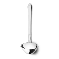 Hot Georg Jensen Pyramid sauce ladle, 19 cm Silver-coloured