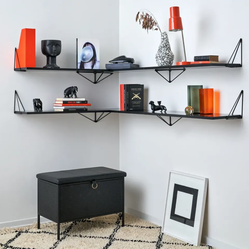 Shelves & Shelving Systems|Shelves & Shelving Systems^Maze Pythagoras brackets, 2-pack, Black