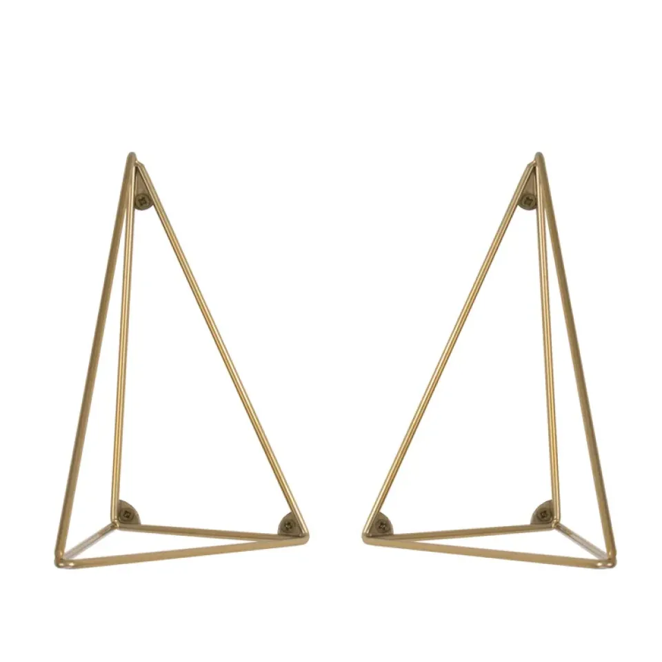 Sale Maze Pythagoras brackets, 2-pack, brass Gold-coloured