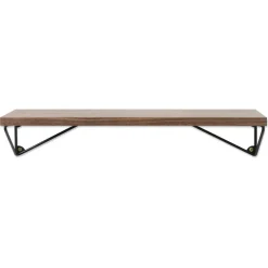 Outlet Maze Pythagoras XS shelf, walnut, black BrownBlack