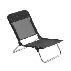 Hot Fiam Quick sun lounger, Textaline -aluminium frame Black
