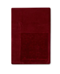 Lexington Quilted Cotton Velvet Star throw 160x240 cm, Red