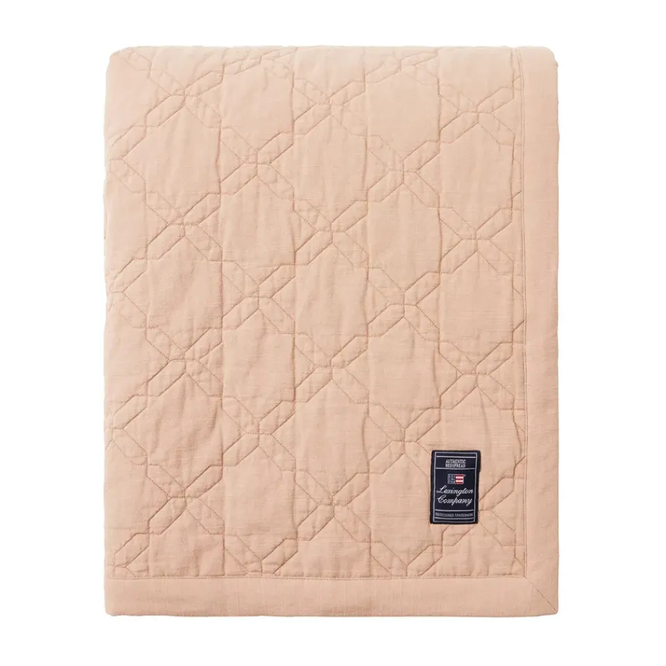 Online Lexington Quilted Recycled Cotton bedspread 260x240 cm, Beige