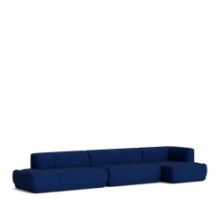 Sofas^HAY Quilton combination 23 modular sofa, right-hand chaise, Fabric Raas 772 dark Blue