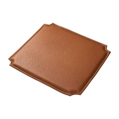 Outlet FDB Møbler R5 Nøje J178 seat cushion, Cognac leather Brown