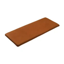 Hot FDB Møbler R6 Radius seat cushion 45x109 cm, Cognac leather Brown