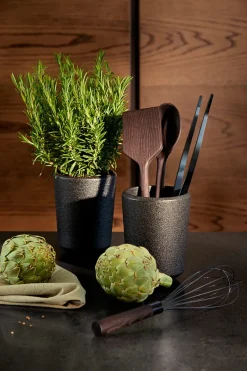 Spoons, Scoops & Ladles^Rosendahl Rå wooden spatula, Heat-treated ash Brown