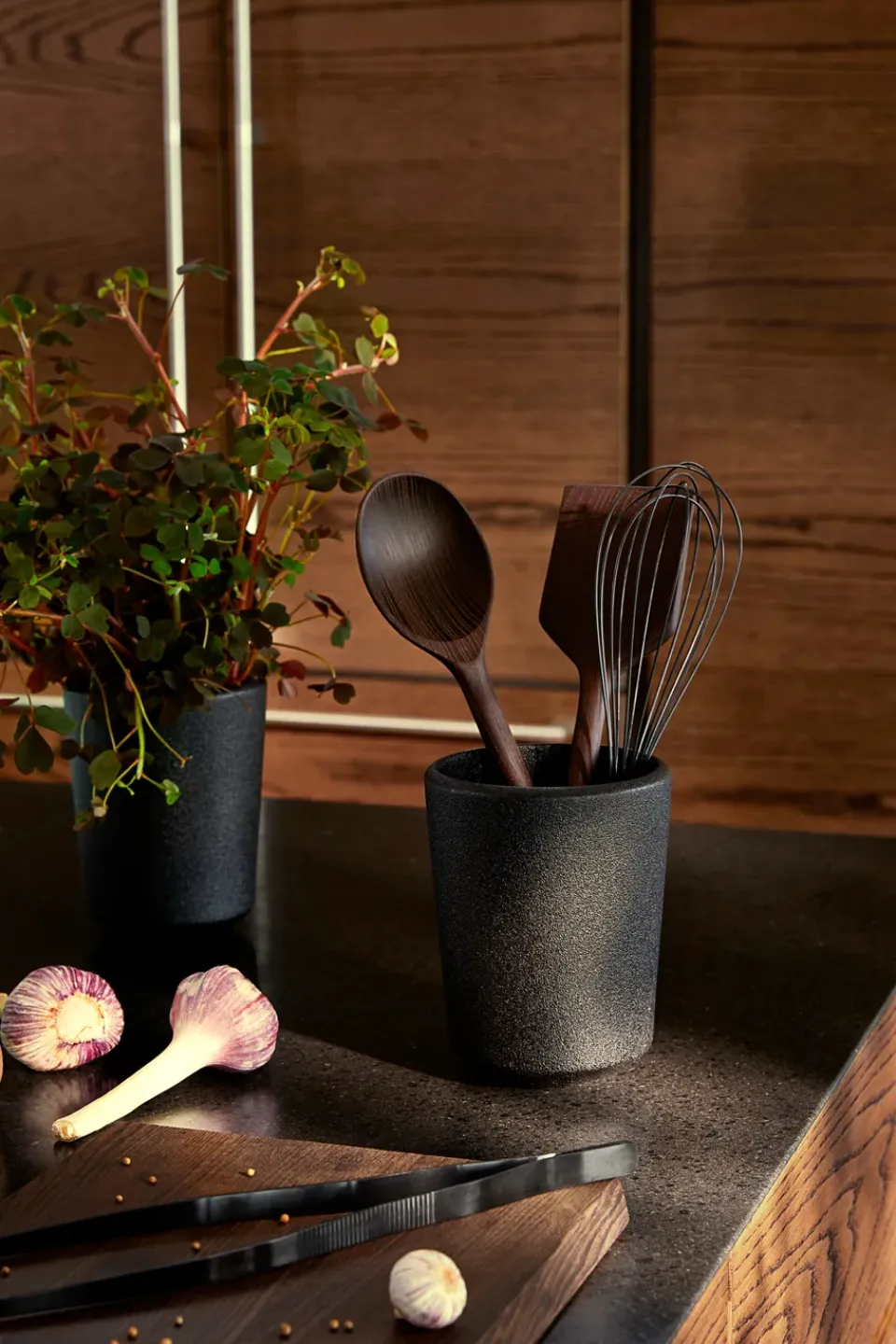 Spoons, Scoops & Ladles^Rosendahl Rå wooden spoon, Heat-treated ash Brown