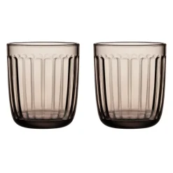 Drinking Glasses & Tumblers^Iittala Raami drinks glass 26 cl 2-pack, linen Beige