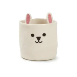 Storage For The Kids Room^Klippan Yllefabrik Rabbit basket Ø20 cm, White