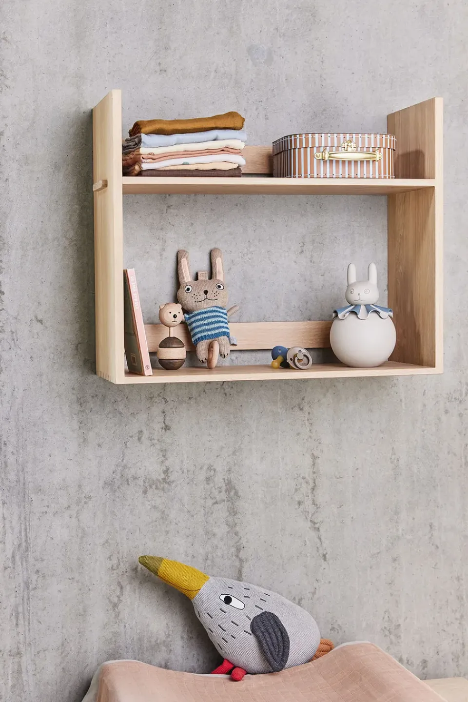 Children's Lamps^OYOY Rabbit night light, Off-white blue WhiteBlue