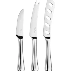 New Robert Welch Radford Cheese Knives 3-pack Gift Box, Blank