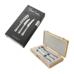 New Robert Welch Radford Cheese Knives 3-pack Gift Box, Blank