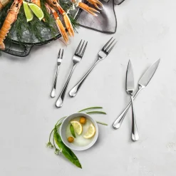 Starter Cutlery^Robert Welch Radford fish fork mirror, Stainless steel Silver-coloured