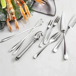 Table Cutlery^Robert Welch Radford lobster fork mirror, Stainless steel Silver-coloured