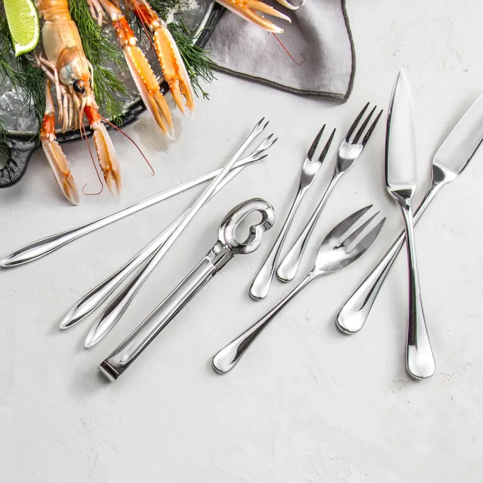 Table Cutlery^Robert Welch Radford lobster fork mirror, Stainless steel Silver-coloured