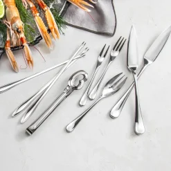 Starter Cutlery^Robert Welch Radford oyster fork mirror, Stainless steel Silver-coloured
