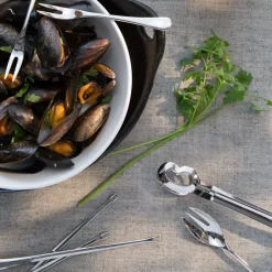 Serving Utensils^Robert Welch Radford snail tongs mirror, Stainless steel Silver-coloured