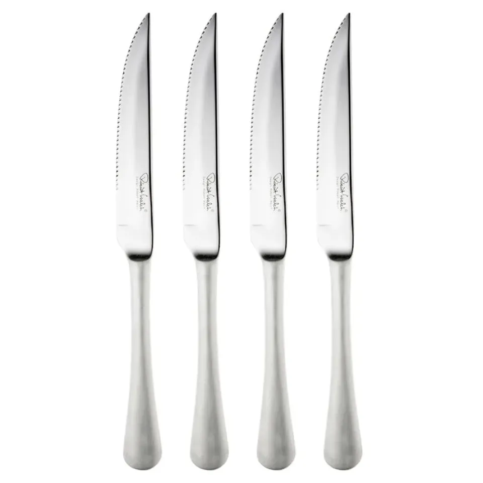 Steak Knives|Table Cutlery^Robert Welch Radford steak knife matte 4 pieces, Stainless steel Silver-coloured