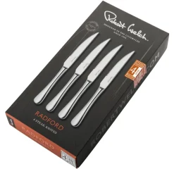 Steak Knives|Table Cutlery^Robert Welch Radford steak knife matte 4 pieces, Stainless steel Silver-coloured