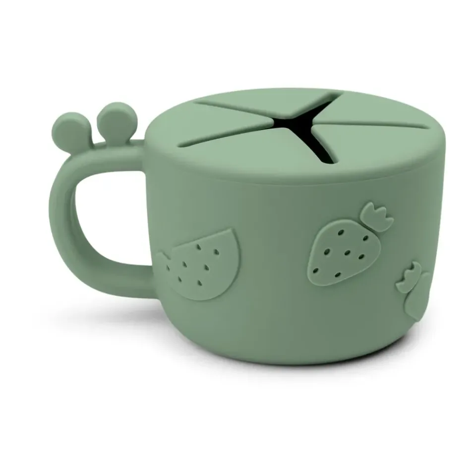 New Done by deer Raffi peekaboo snack cup 16 cl, Green