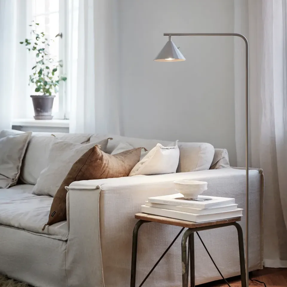 Reading Lamps|Floor Lamps^CO Bankeryd Rain floor lamp, Beige