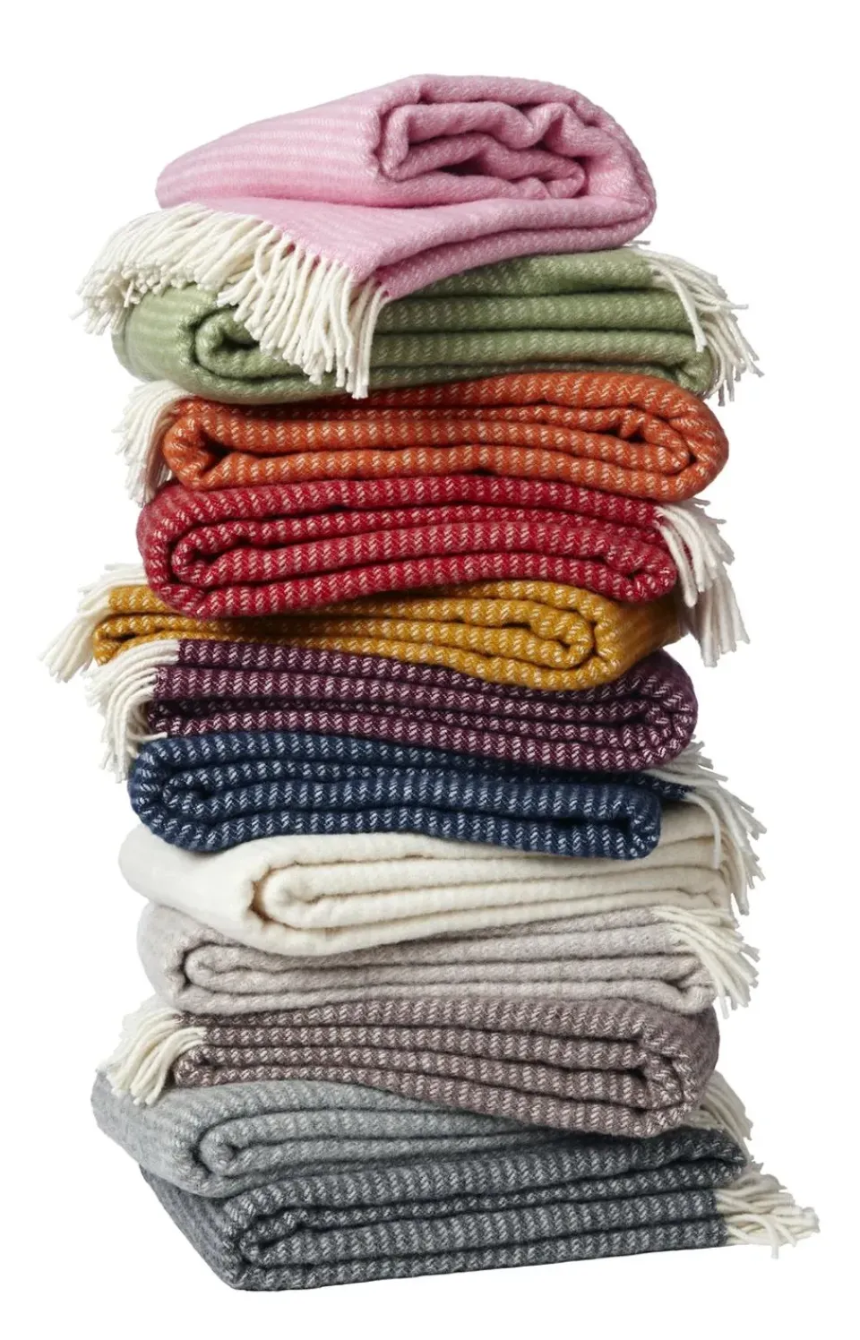 Wool Blankets & Throws^Klippan Yllefabrik Ralph wool throw, Red